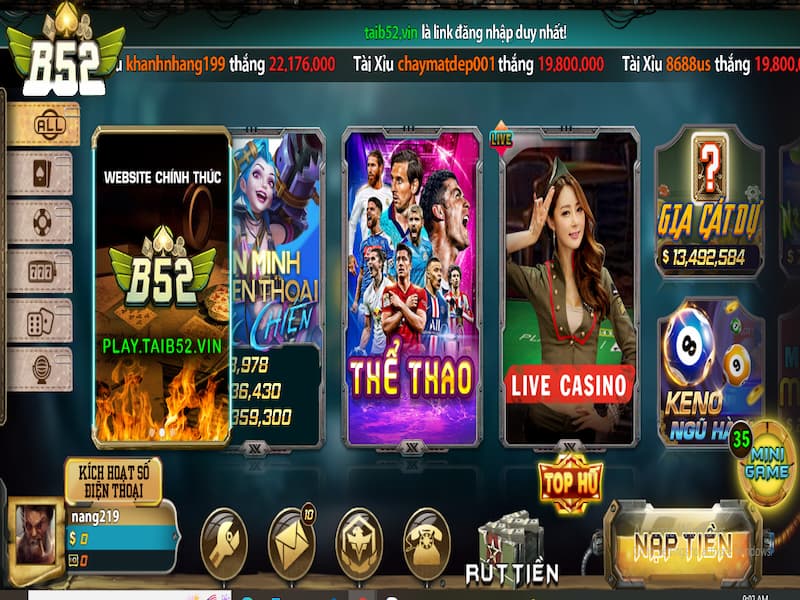 Cách tải game cá cược thể thao B52 CLUB về máy