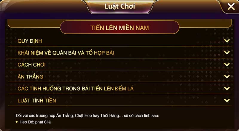 Một trò chơi tại Tiến Lên Miền Nam thường trở nên thú vị